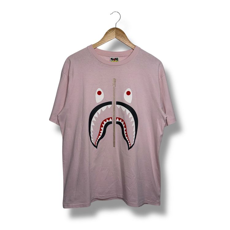 A Bathing Ape Graphic T-shirt Pink, XL