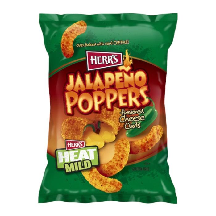 Herr'S Jalapeno Poppers Cheese Curls 28g (America)