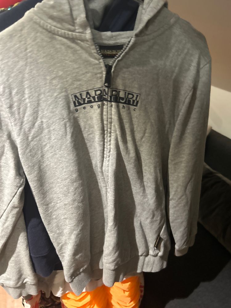 Napapijri Napapijri Grey Zip-Up Hoodie product image