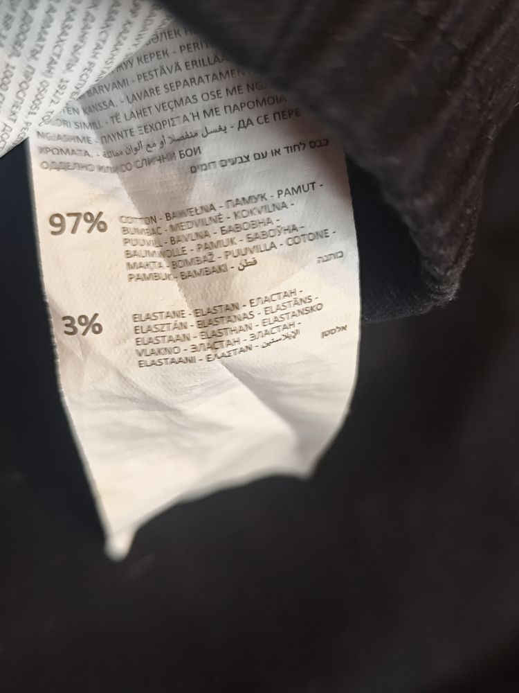 Black Pants Reserved size L 97% cotton image 3