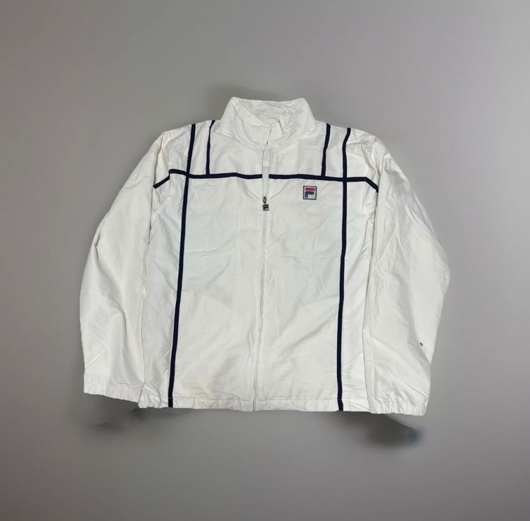 Fila Fila White Jacket With Navy Stripes product image