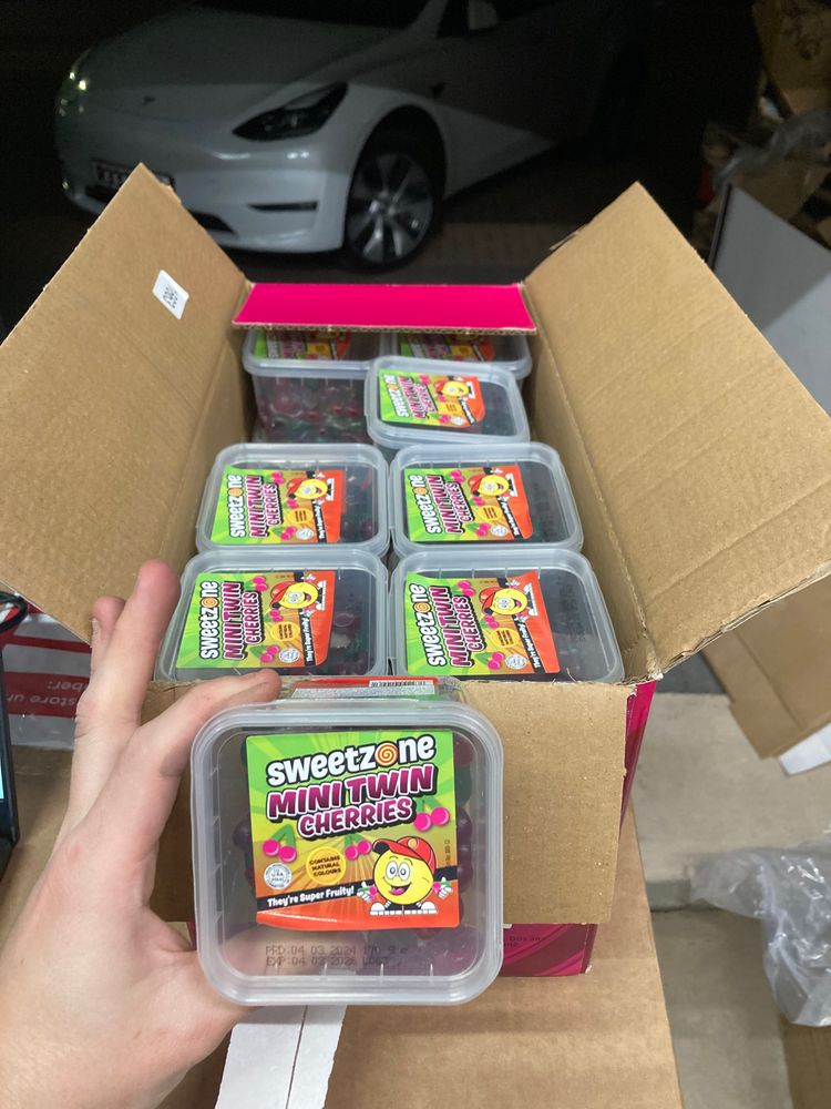 24x170G Sweetzone Mint Twin Cherries Candy