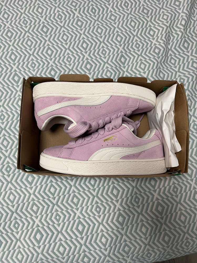 Puma Suede Grape Sneakers obraz 4