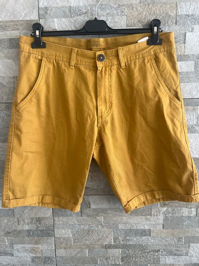 Liu Jo Men'S Mustard Yellow Shorts 46 ita