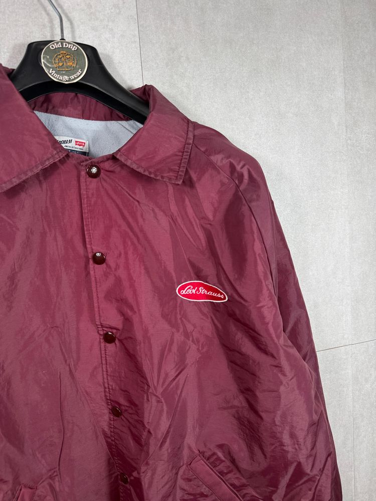 Giacca Coach Levi Strauss Levi's Vintage USA Bordeaux 80s 90s (L) image 3