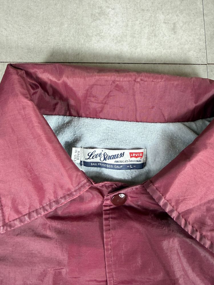 Giacca Coach Levi Strauss Levi's Vintage USA Bordeaux 80s 90s (L) image 5