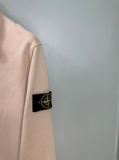 Stone Island Beige 1/4 Zip Jumper 3