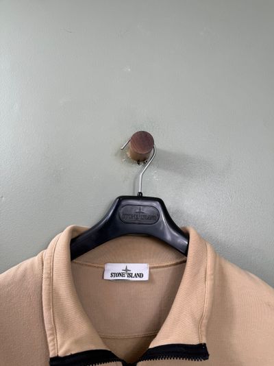 Stone Island Beige 1/4 Zip Jumper 2