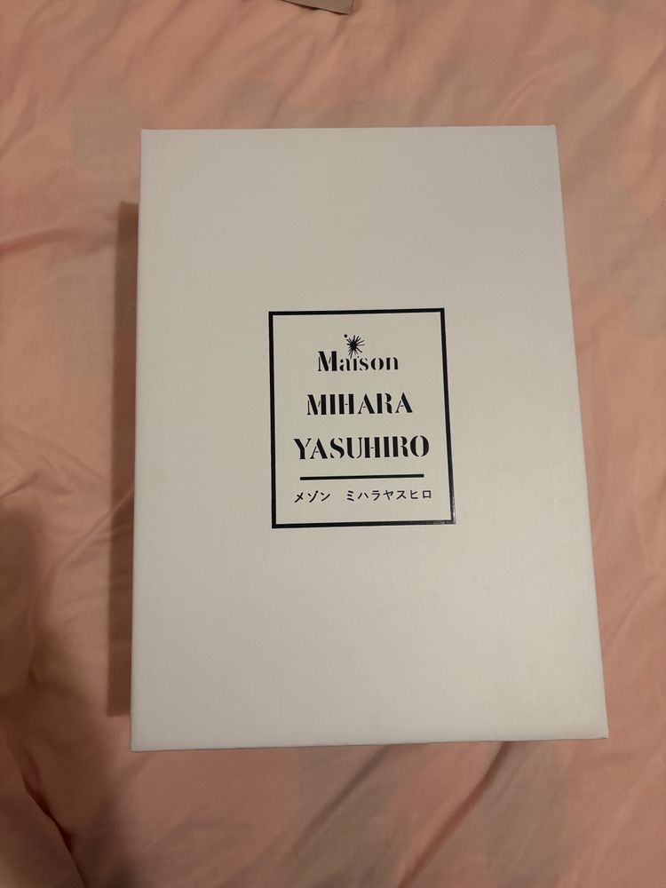 Maison Mihara Yasuhiro Black Low-Top Sneakers obraz 5