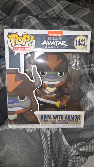 Funko Pop Animation, Avatar The Last Airbender, Appa With Armor, Vinyl Figure