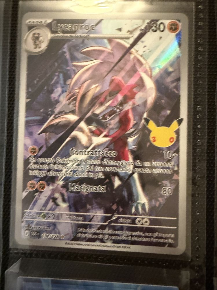 Pokemon Trading Card Lycanroc image 1
