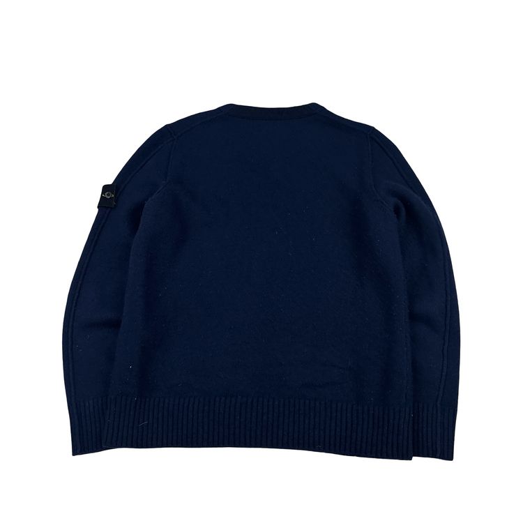 Stone Island 2016 Wool Navy Knitted Jumper - Large image 3