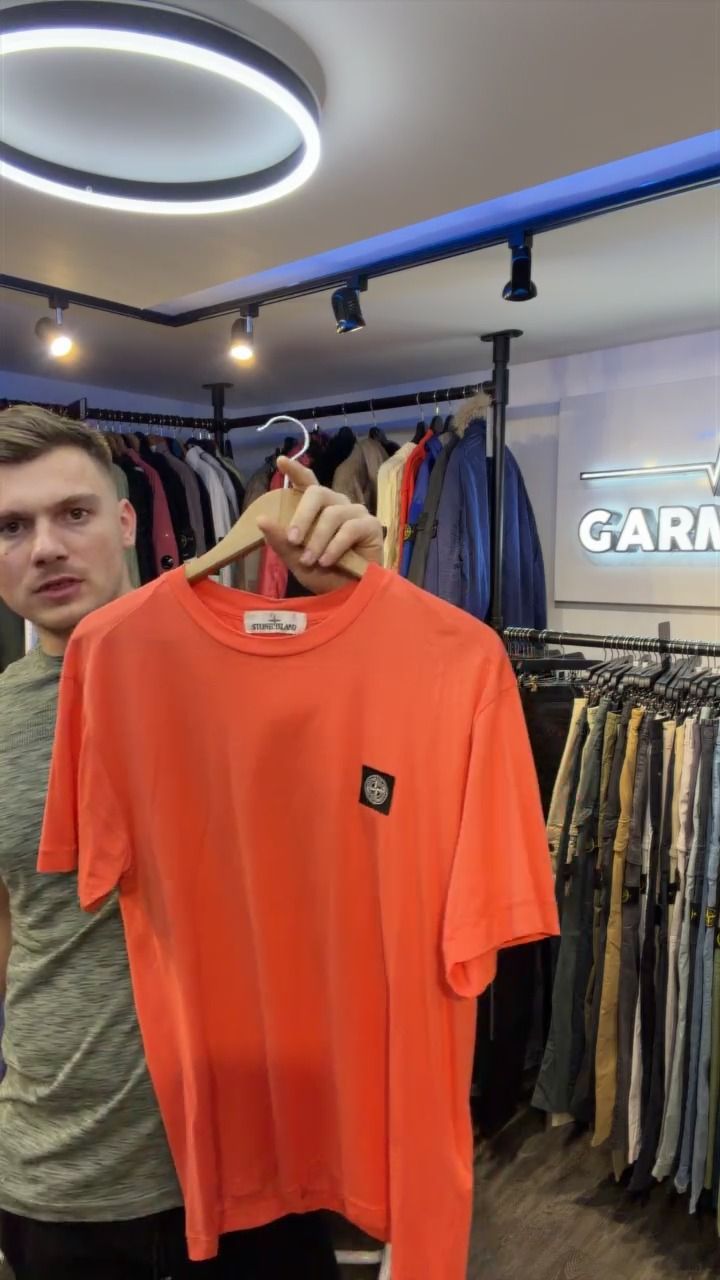 Stone Island orange stone island t shirt product image