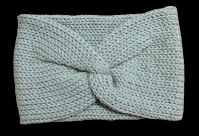 Twisted Earwarmer - Light Grey