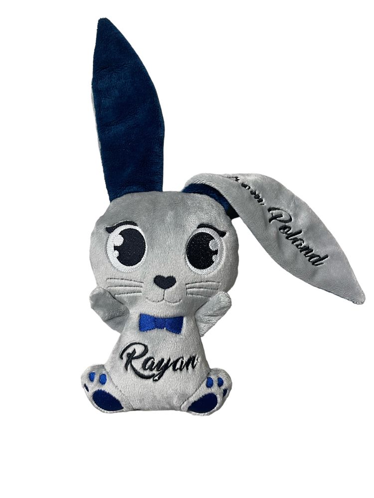Embroidered Plush Bunny Toy