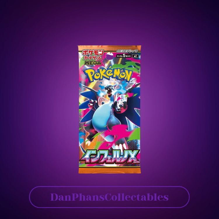 Pokemon Japanese Inferno X Booster Pack