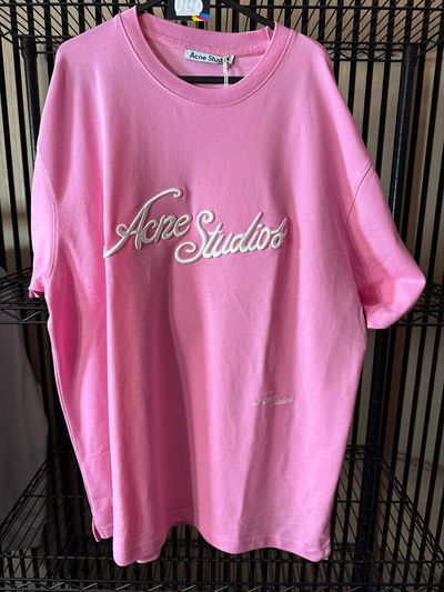 U39 Acne Studios Pink Tee Brand New