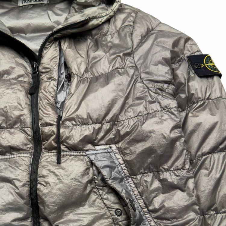 A/W 15 Stone Island Down_26 GR X SQM_N Down Puffer Jacket - Grey imagen 3