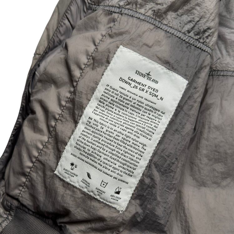 A/W 15 Stone Island Down_26 GR X SQM_N Down Puffer Jacket - Grey imagen 9