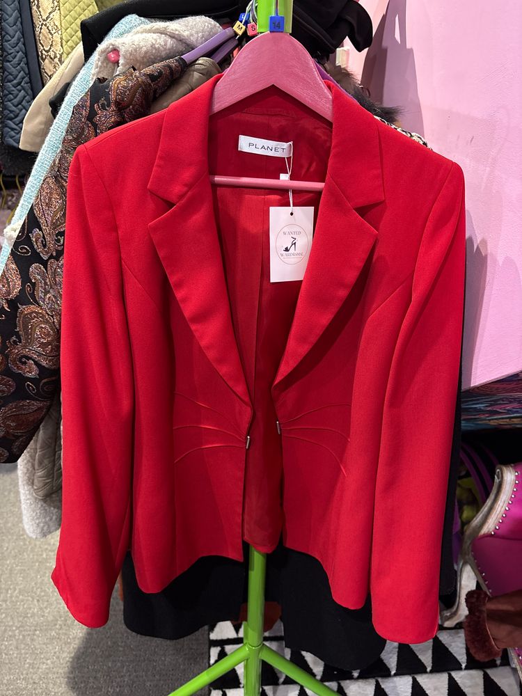 Planet Red Blazer Jacket