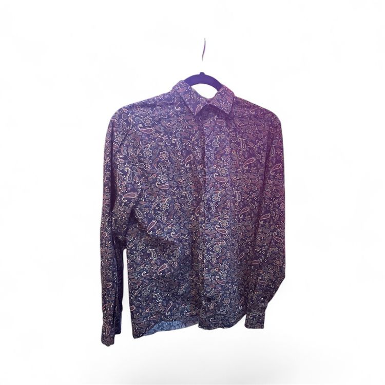 paisley patterned long sleeve shirt