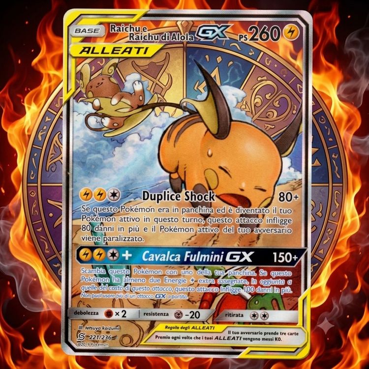 RUOTA DELLA FORTUNA - RAICHU E RAICHU DI ALOLA GX