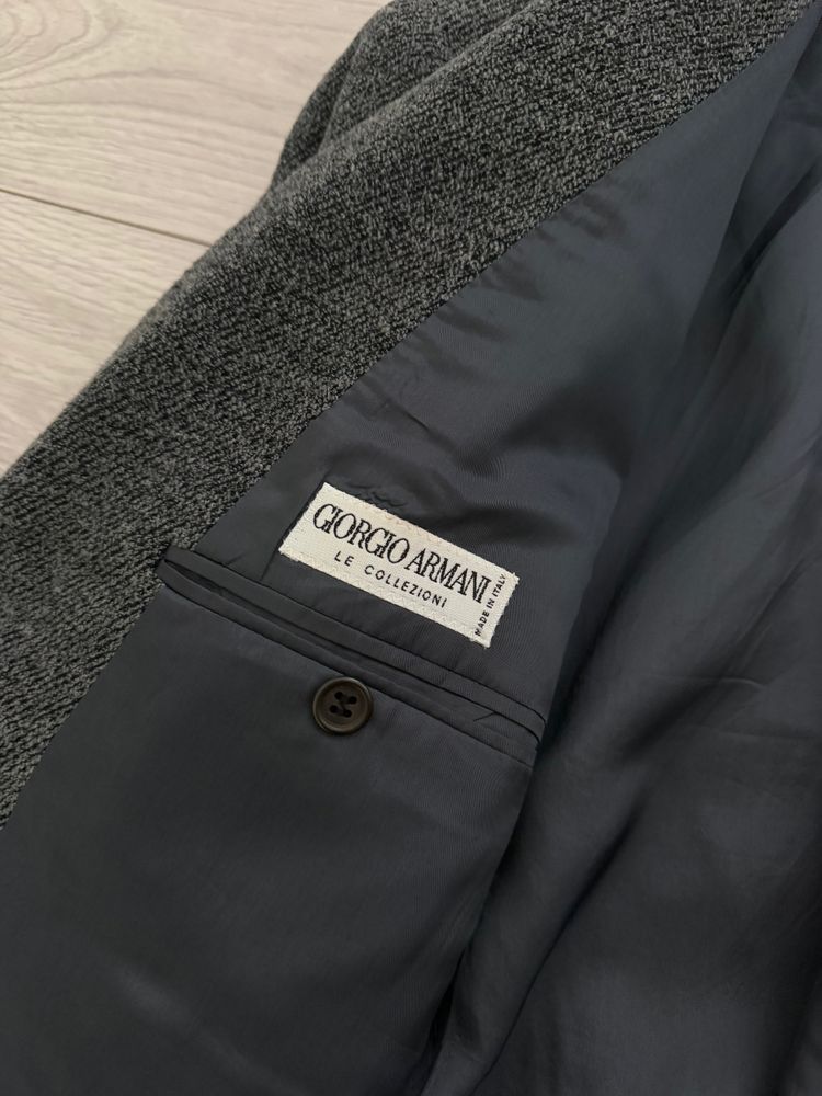 Giorgio Armani 1980s 3B Textured Wool Nylon Sport Jacket Blazer - Size XXL image 8