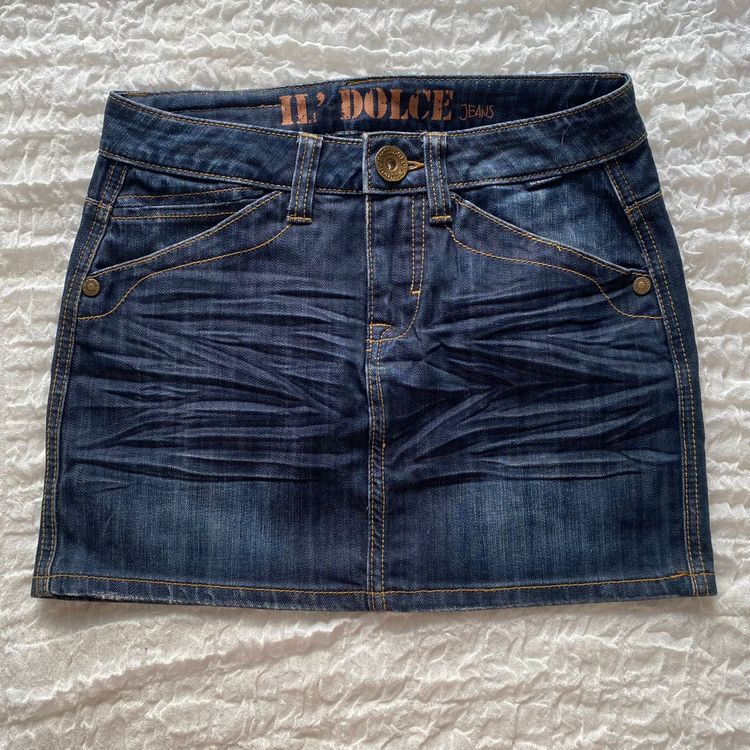 Other y2k low rise mini denim skirt product image