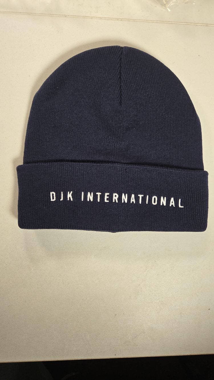 B129 DJK Core Logo Navy Beanie Brand New