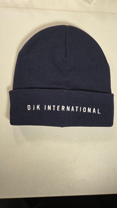 B129 DJK Core Logo Navy Beanie Brand New