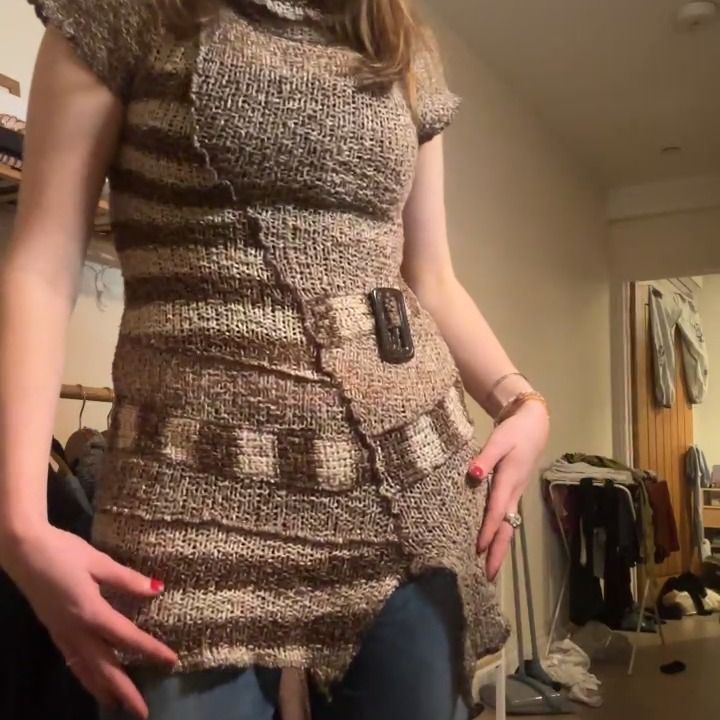 Other knit brown dress top product image
