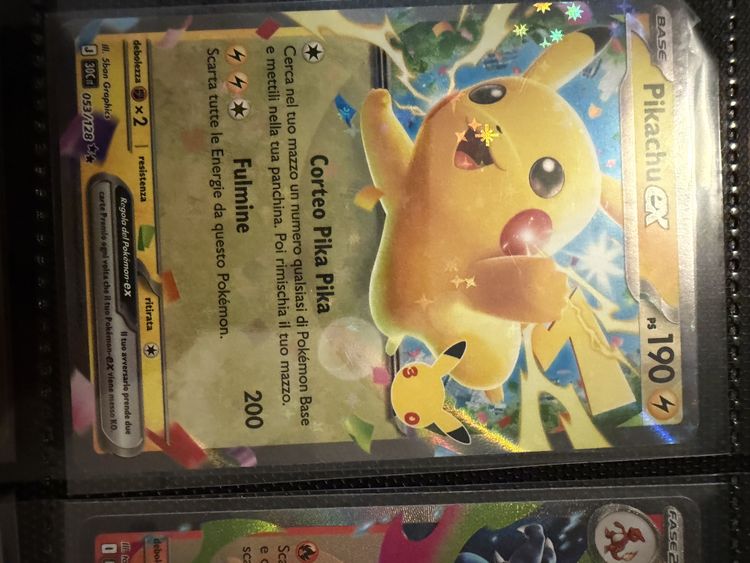 Pikachu Ex Pokémon Trading Card image 1