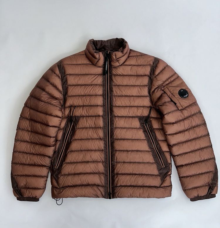 C.P. Company Men’s Puffer Coat Cedar Size 48 Medium Down Jacket DD Shell Goggle