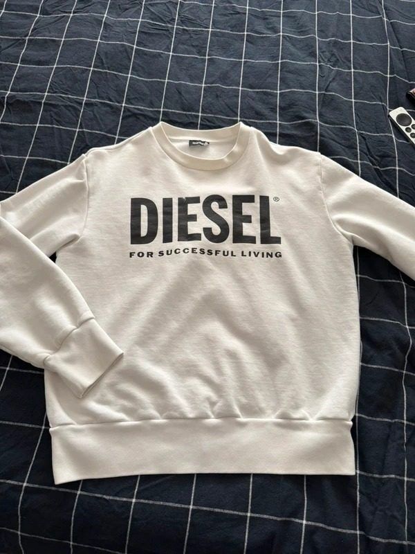 Diesel White Sweatshirt image 1