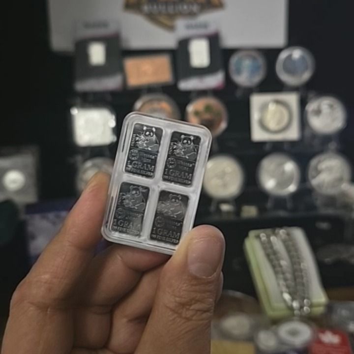Other 2x Wessex Mint 1 Gram Vienna Silver Bar product image