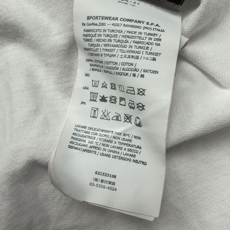 S/S 15 Stone Island Chest Pocket Polo Shirt - White imagen 3