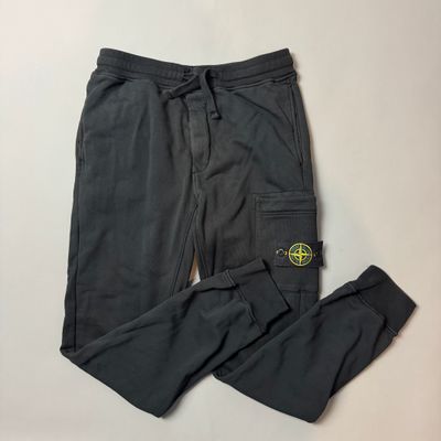 Stone Island Black Joggers - Small