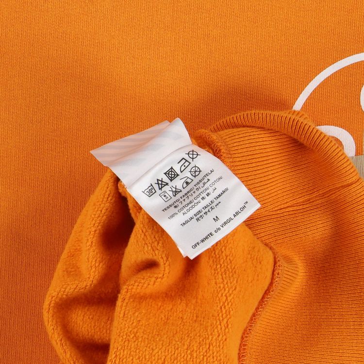Off-White Orange Tape Arrows Logo Sweatshirt image 5