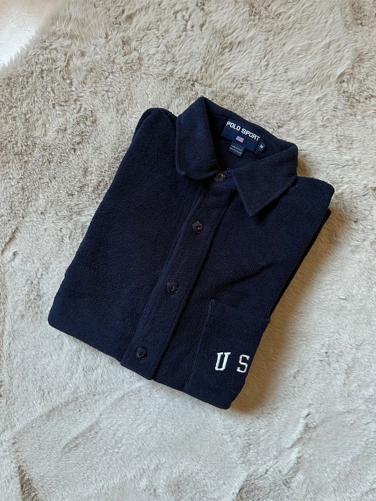 Polo Sport Navy Fleece Shirt