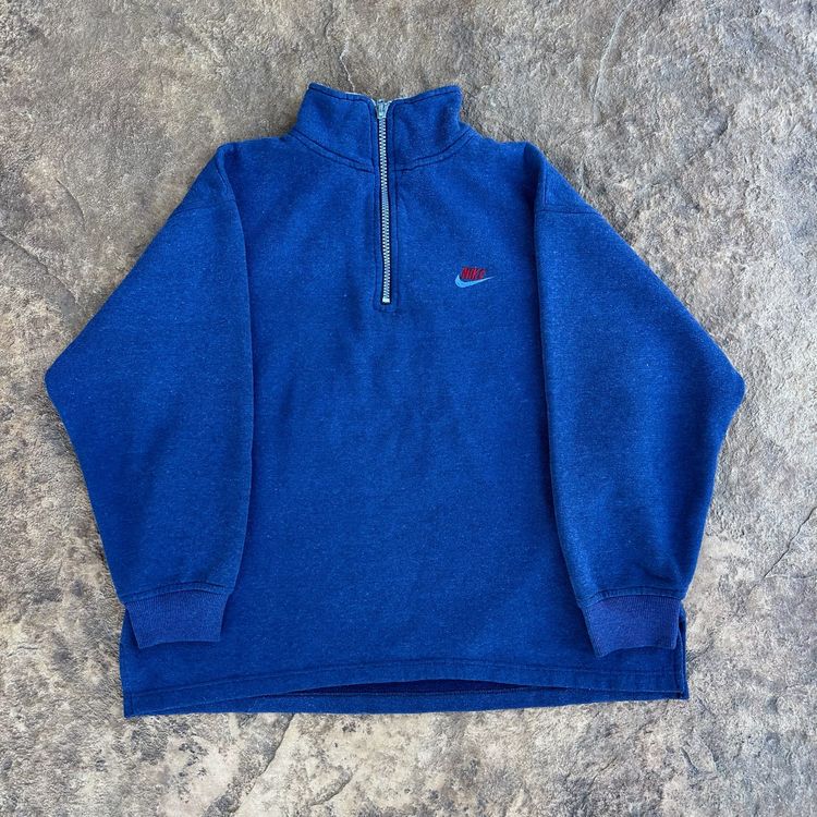 Nike Nike Blue Quarter-Zip Sweatshirt product image