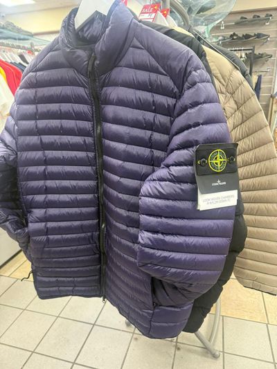 Stone Island Puffer Jacket purple\blue