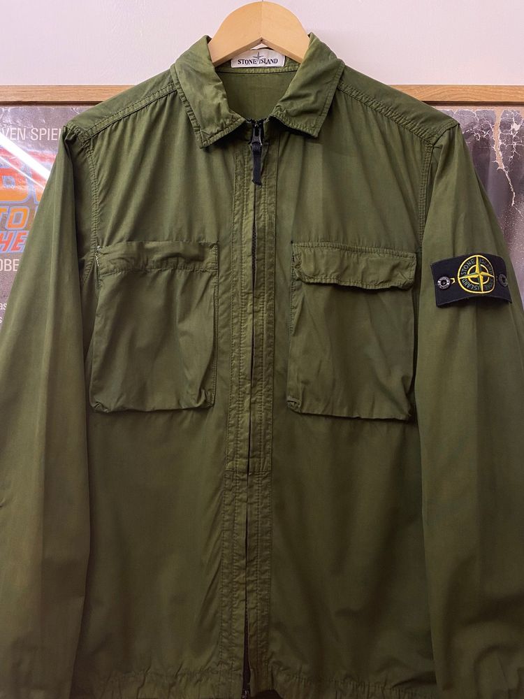SS2018 Stone Island Double Cargo Pocket Badged Overshirt image 1