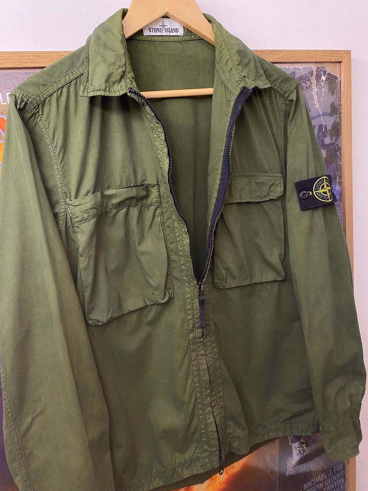 SS2018 Stone Island Double Cargo Pocket Badged Overshirt image 5