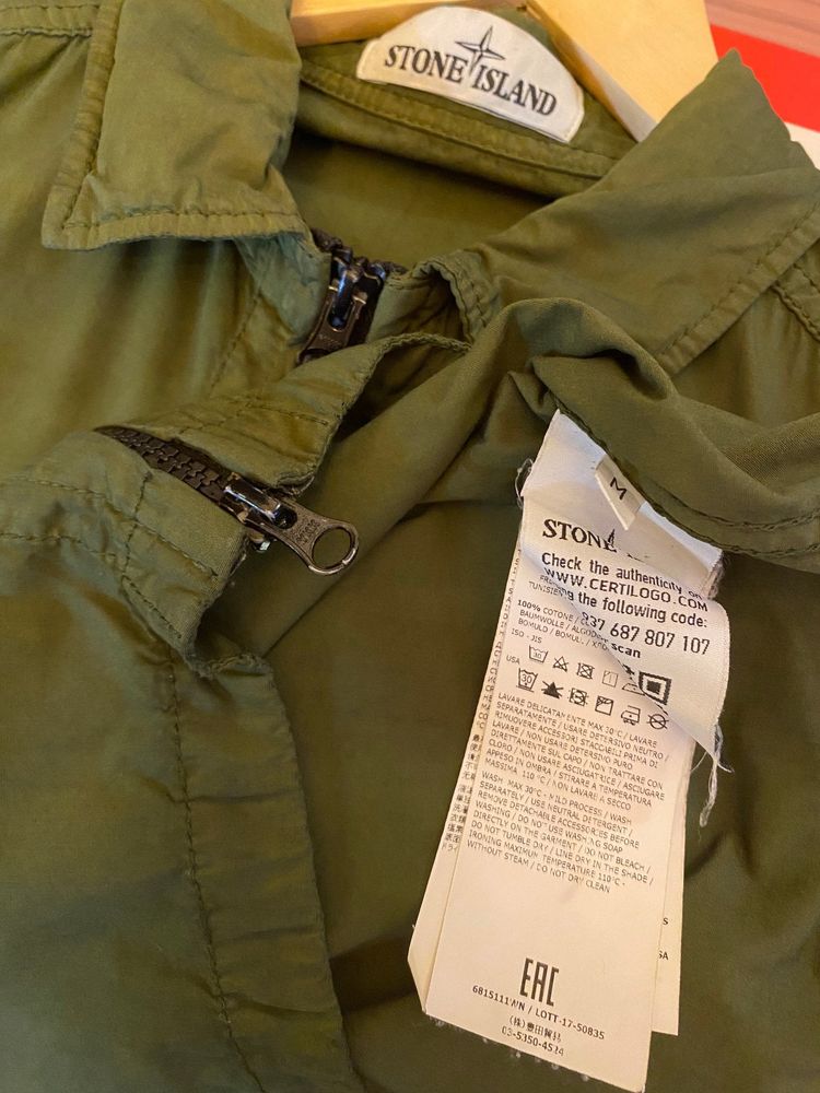 SS2018 Stone Island Double Cargo Pocket Badged Overshirt image 3