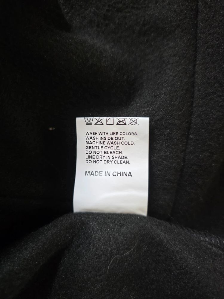 Black Fleece-Lined Hooded Snap-Button Longline Jacket (Plus Size 3XL / UK 18-22) imagen 10