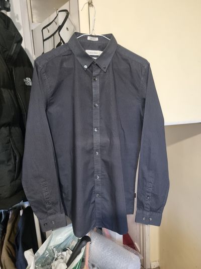 Calvin klein Black Button-Up Long Sleeve Shirt