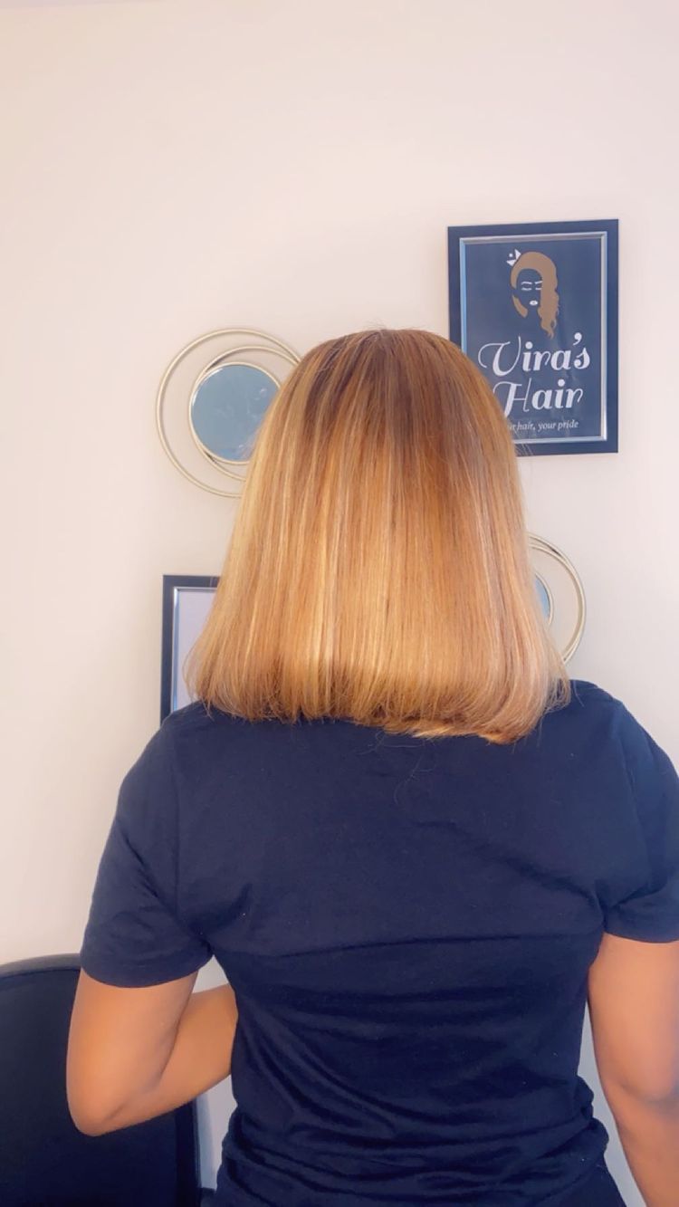 Frontal Highlight Bob Wig 2