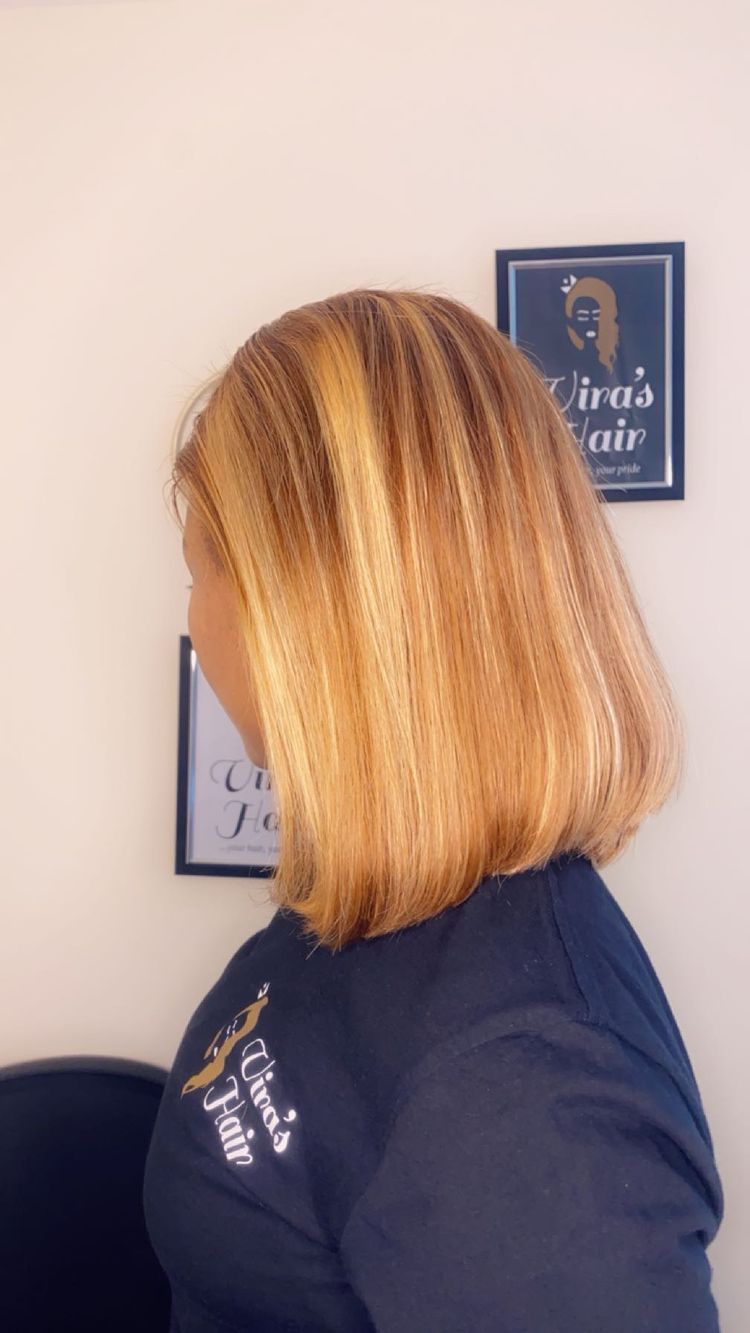 Frontal Highlight Bob Wig 3