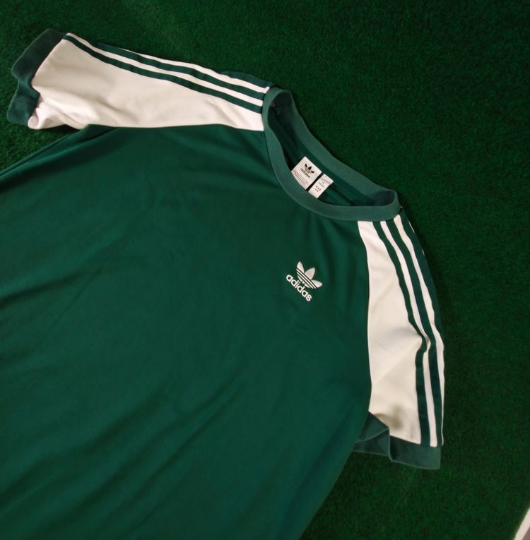 Adidas Green And White T-Shirt Dress imagen 1