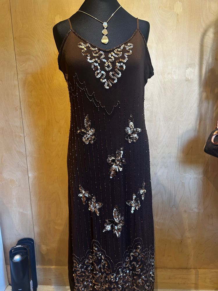 Beaded and sequin dress size 12 image 3